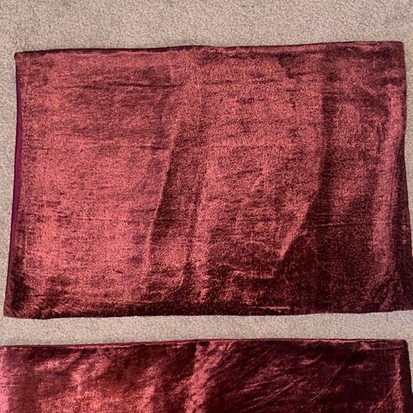 Garnet Placemats from India set of Six! - Picture 3 of 8